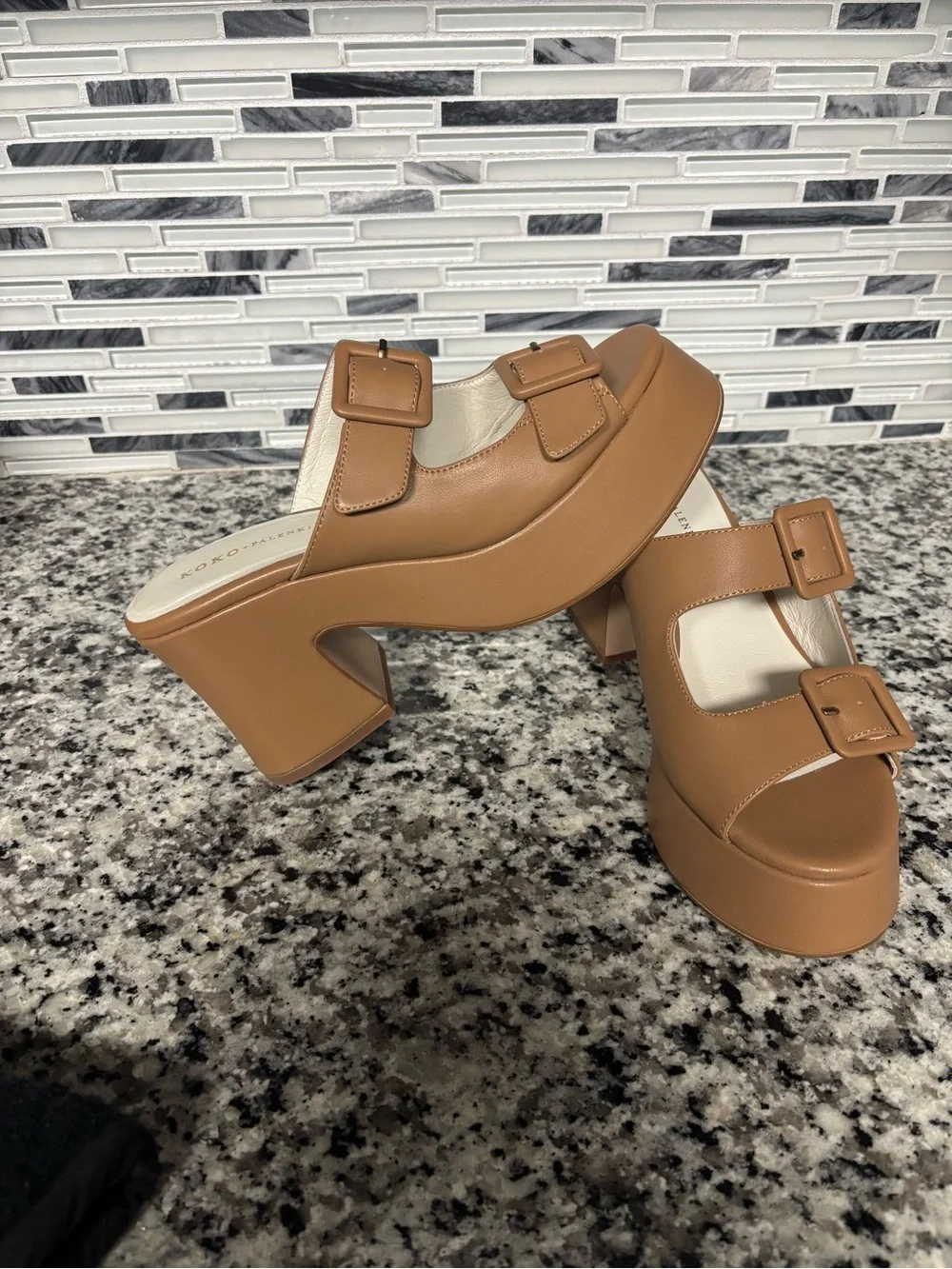 NEW Koko + Palenki Downtown platform slide sandals